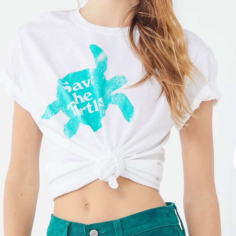 Save the Turtles Tee BNWT - Picture 2 of 2